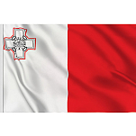 Флаг Мальты гостевой Adria Bandiere BM061 20x30см