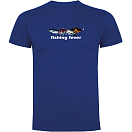 Купить Kruskis CA65500205K034 Футболка с коротким рукавом Fishing Fever Голубой Royal Blue M 7ft.ru в интернет магазине Семь Футов