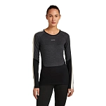 Icebreaker 0a57e30ji/xs Базовый слой с длинным рукавом Merino 200 Oasis+ Crewe Black / Jet Heather / Undyed / Cb 30x25x2