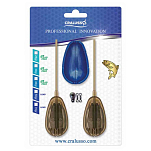 Cralusso 58273140 Rocket Method Плоский питатель+форма  Blue / Green 40 g