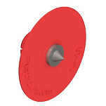 Низкопрофильная центральная точка профиля Fastmount CP-08ST для тонких панелей красная