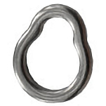 Sunset STSAM12205500LBS ST-N-9223 Сверхпрочные кольца из нержавеющей стали Grey 500 Lbs