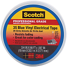 Купить Лента 3M Scotch 35 10836 20,1м 19x0,178мм электроизоляционная из синего ПВХ 7ft.ru в интернет магазине Семь Футов