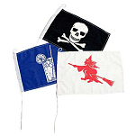 Plastimo 64318 Пиратский флаг Белая  Black / White 30 x 45 cm