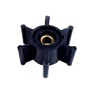 Купить Крыльчатка/импеллер с лыской аналог CEF 500138 Ø51,3x22мм посадочное Ø7,31/8мм 6 лопастей 8 профиль из чёрного неопрена, Osculati 16.185.38 7ft.ru в интернет магазине Семь Футов
