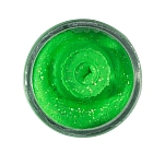 Berkley 1633559 рыболовная паста PowerBait Sinking Glitter Trout Dough Зеленый Spring Lime
