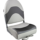 Кресло складное мягкое PREMIUM WAVE, цвет серый/черный Springfield 1062034