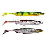 Savage gear 74311 3D River Roach Мягкая приманка 140 mm 28g 4 Единицы Dark Water Mix