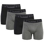 Hummel 215796-1070-2XL Боксёр Marston 4 Единицы Серый  Black / Dark Grey Melange 2XL