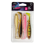 Fox rage NSC159 Slick Shad Мягкая приманка 110 mm 4 единицы измерения Золотистый UV Young Perch