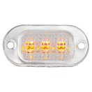Купить Встраиваемый LED светильник дежурного освещения 46,3x23,3мм 12В 0,6Вт 12Лм жёлтый свет без декоративной накладки фронтальный пучок, Osculati 13.181.00 7ft.ru в интернет магазине Семь Футов