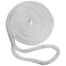 Купить New england ropes 325-50502400025 7.6 m Двойной плетеный док-трос Серый White 19.1 mm 7ft.ru в интернет магазине Семь Футов