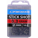 Купить Cresta 4722-215 Stick Shots Вести 3.0 mm Черный  Black 0.8 g  7ft.ru в интернет магазине Семь Футов