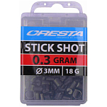 Cresta 4722-215 Stick Shots Вести 3.0 mm Черный  Black 0.8 g 