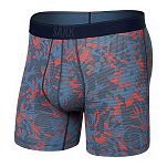 SAXX Underwear SXBB70F.BCB.S Боксёр Quest Quick Dry Mesh Многоцветный Batik Camo / Blue S