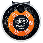 Kolpo 1562001 Mix Mascot 100g Ассортимент свинца  Black 0.09-0.15-0.30-0.45-0.60-0.80 g