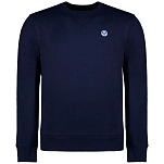 North sails 691000-0802-7 Толстовка Logo Голубой  Navy Blue 3XL