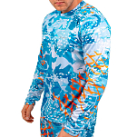 Graff 961-CL-2-L Футболка с длинным рукавом UPF-50 Голубой Mix Blue L
