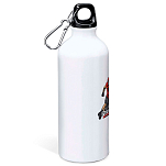 Kruskis MD4049S101C123 American Football Алюминиевая бутылка для воды 800ml Бесцветный White