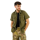 Купить Brandit 4024-1-M Рубашка с коротким рукавом Vintage Зеленый Olive M 7ft.ru в интернет магазине Семь Футов