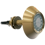 Ocean led 812-001500731 Pro Series 2010/3010 Thru-Hull HD Gen2 Underwater Светодиодные фонари Голубой Midnight Blue 7000 Lumens 