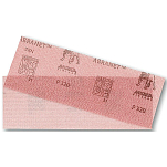 Mirka 465-9A151320 Abranet Grip File Шлифовальные листы 320G 6.9х41.9 См Коричневый Grey