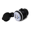 Купить Панель с двойным USB разъемом (5В\4.2А (2.1А+2.1А) и LED индикатором NEKEKE DS2013-MP 7ft.ru в интернет магазине Семь Футов