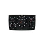 Приборная панель Vetus MPA34KBS2 тип MPA34 0-4000об/мин 12В IP64 черный циферблат