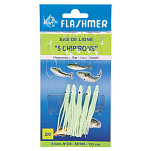 Flashmer L5OB 5 Chipirons Рыболовное Перо 60 мм Зеленый Blue
