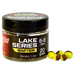 Benzar mix 98057472 вафли с бананом и печенью Lake Brown / Yellow 6-8 mm