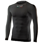Sixs U00TS2XXNEFI Базовый слой с длинным рукавом TS2 Черный Black Carbon 2XL