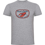 Kruskis CA65500158C072 Футболка с коротким рукавом Fresh Lobster Серый Heather Grey S