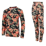 Dare2B dku327-0x2-7/8y Набор базовых слоев Pow II Orange Rust Camo Print 30x22x4 7-8 Years