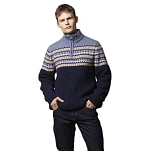 Sea ranch 23-7-441-063-L Свитер Свитер Halfdan Голубой Blue L