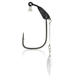 Mustad 91700B14-6/0-2A Крюк Техаса Infiltrator Blade Weight  TitanX 6/0