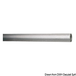 Silver anodized aluminum tube 60x1.5 Osculati 41.036.01
