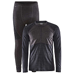 Craft CO1912537-999992-M Набор базовых слоев Core Wool Mix Черный Black / Slate M