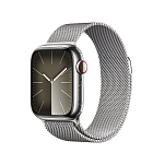 Apple MRJ43QL/A Watch Series 9 GPS Loop 41 mm Серебристый Silver Steel Milanese