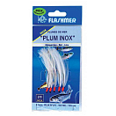 Купить Flashmer PFI5W Plum Inox Рыболовное Перо Белая White 2/0  7ft.ru в интернет магазине Семь Футов