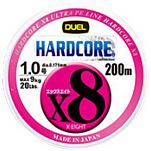 Duel 594500 Hardcore X8 Плетеный 200 m Бесцветный Multicolour 20 Lbs 