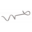 Купить Mikado HDJ-15-S Jaws Spiral Offset Clip Мягкая приманка Серебристый Silver 15 mm  7ft.ru в интернет магазине Семь Футов
