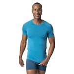Odlo 188492-21024-XXL Базовый слой с коротким рукавом Crew Performance X-Light Голубой Saxony Blue 2XL