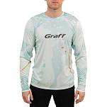 Graff 961-CL-11-XL Футболка с длинным рукавом UPF 50 961 CL-11 Зеленый Mint / Orange XL