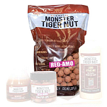 Dynamite baits 34DBDY383 Monster Tiger Nut Shelf Life Boilies Бежевый Red Amo 15 mm 