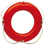 Спасательный круг из оранжевого Eltex наполнен пенополиуретаном D.M. 20/4/78 35 x 60 см, Osculati 22.407.02