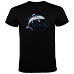 Kruskis CA65500602C065 Футболка с коротким рукавом Tuna Fishing Club Черный Black 3XL