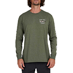 Salty crew 20135070-FRSTHTR-S Футболка с длинным рукавом Bruce Зеленый Forest Heather S
