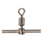 Sea monsters SM105012 Cross-Line 0.6 Mm Вертлюги Серебристый Silver 12 