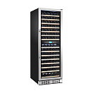Купить Винный шкаф двухзонный с демонстрационной полкой Libhof Sommelier SOD-160 Silver 595х680х1770мм на 160 бутылок серебристый встраиваемый/отдельностоящий 7ft.ru в интернет магазине Семь Футов