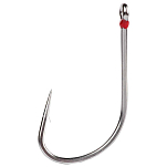 Mustad 34112AP-TS-3/0-6A Dentanato Hook Bottom Крючки С Одним Глазком Серебристый Titan Steel 3/0